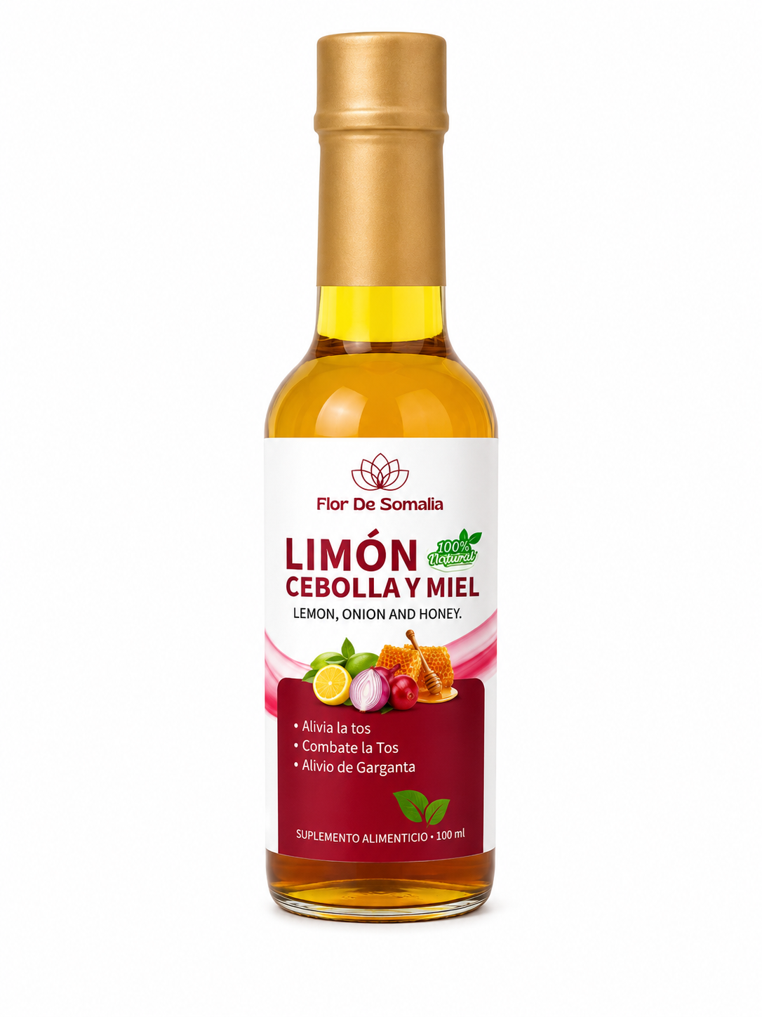 ACEITE DE LIMÓN, MIEL Y CEBOLLA