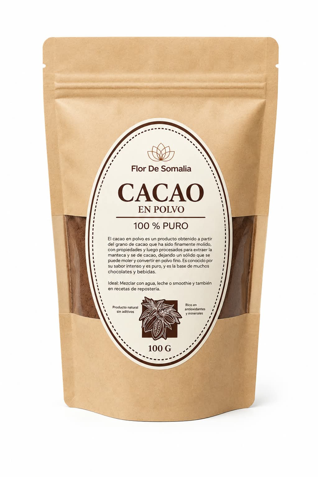CACAO EN POLVO 100% Puro