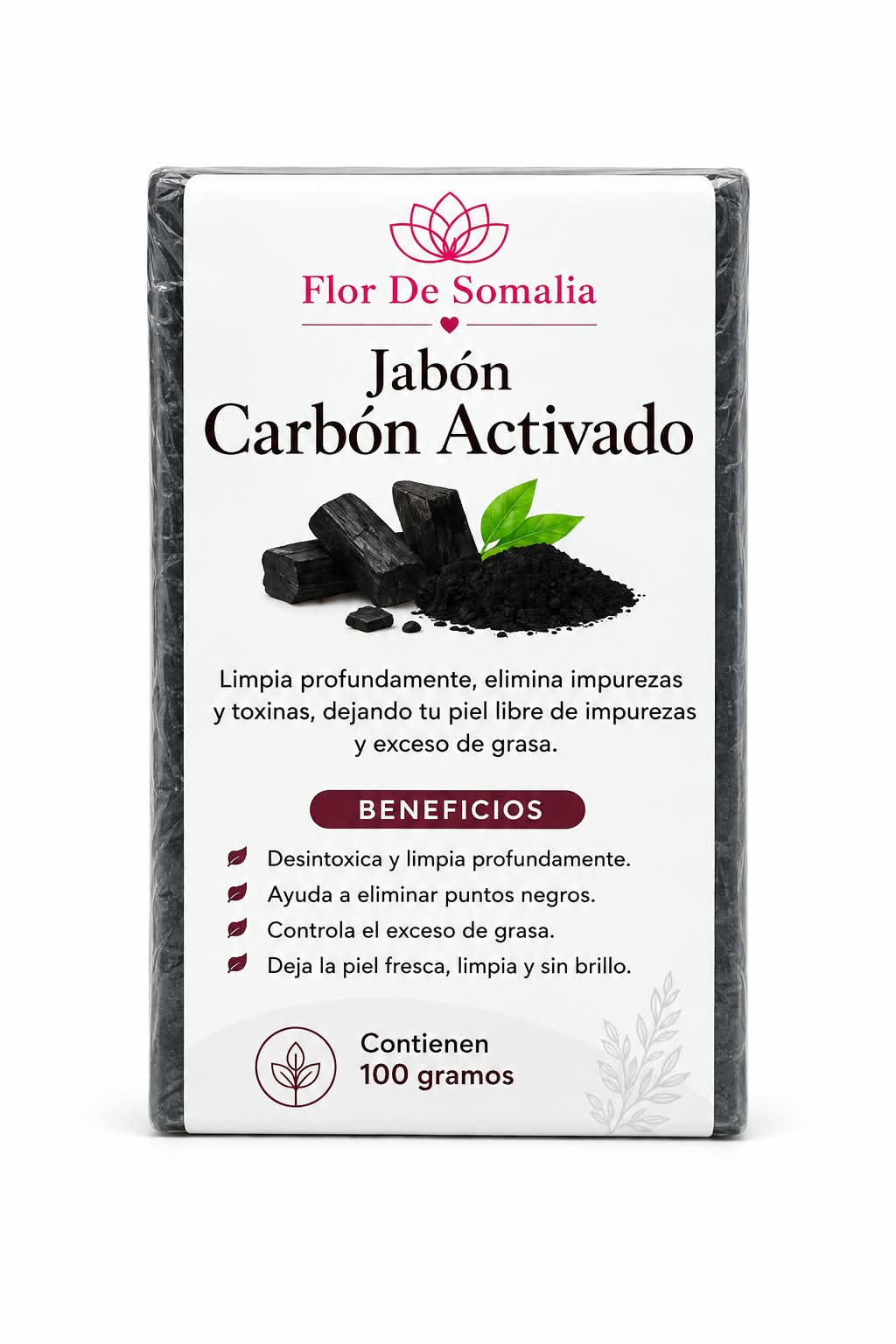 JABÓN ARTESANAL CARBÓN ACTIVADO