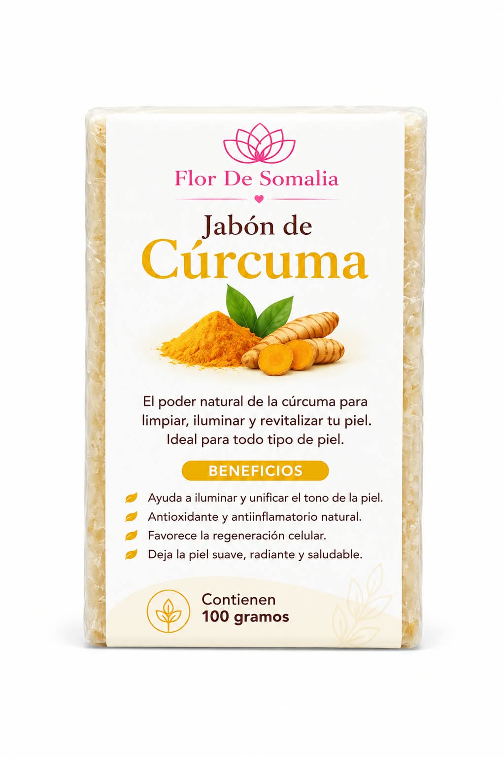 JABÓN ARTESANAL DE CÚRCUMA