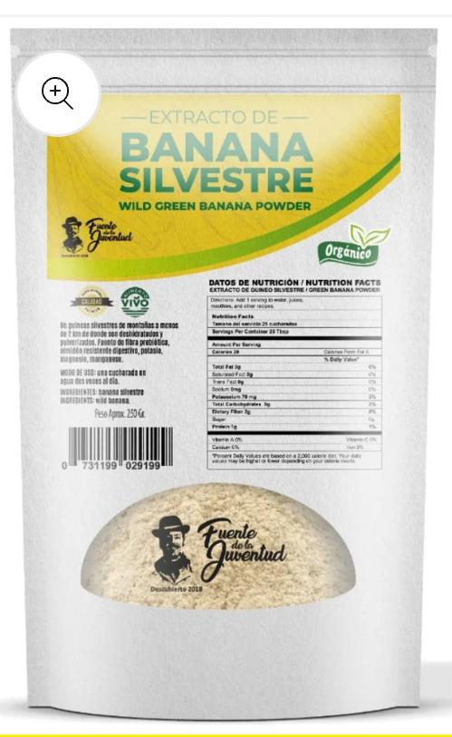 EXTRACTO DE BANANA SILVESTRE